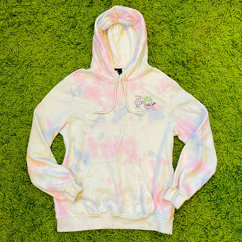 rick and morty tie dye cotton heavyweight sweatshirt - Picture 4 of 7